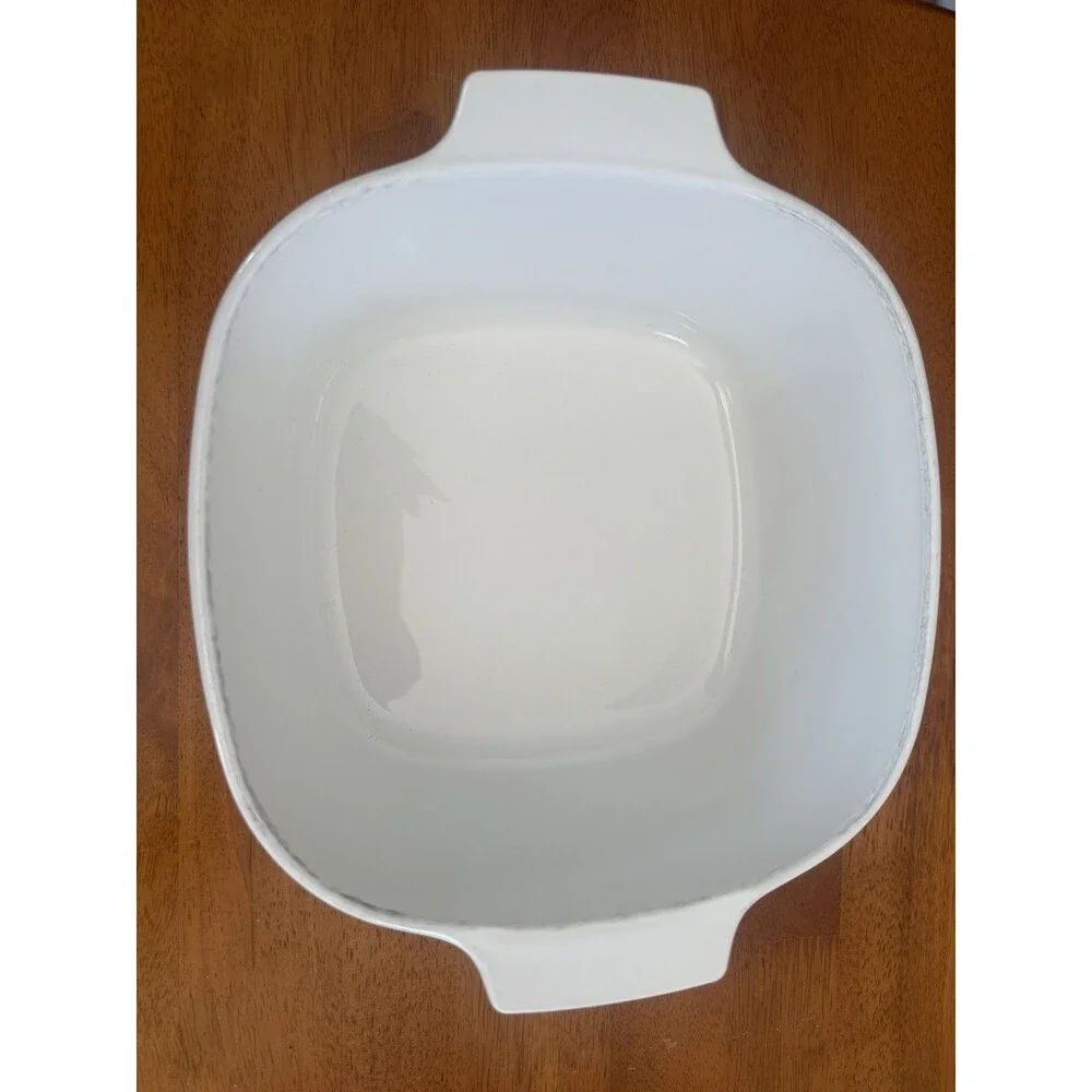 Corning Ware Shadow Iris 3 Liter A-3-B Square Casserole & A-9-C Clear Lid
